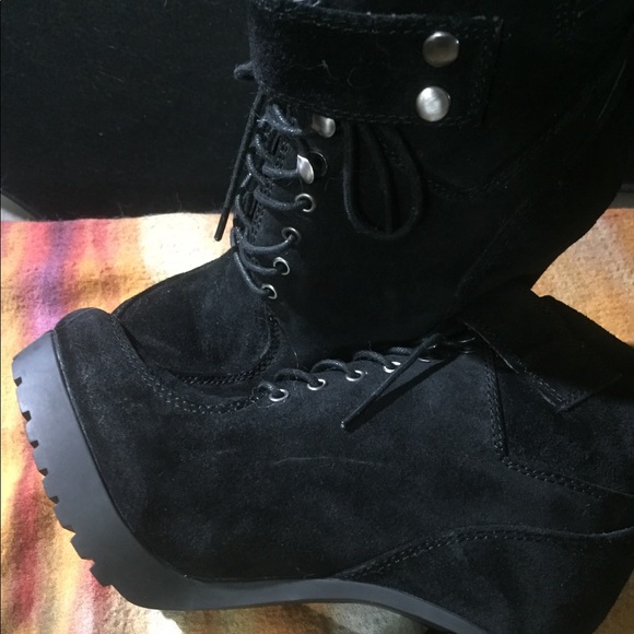 Rosegold Nancy Lace Up Heeled Boots - Picture 4 of 8